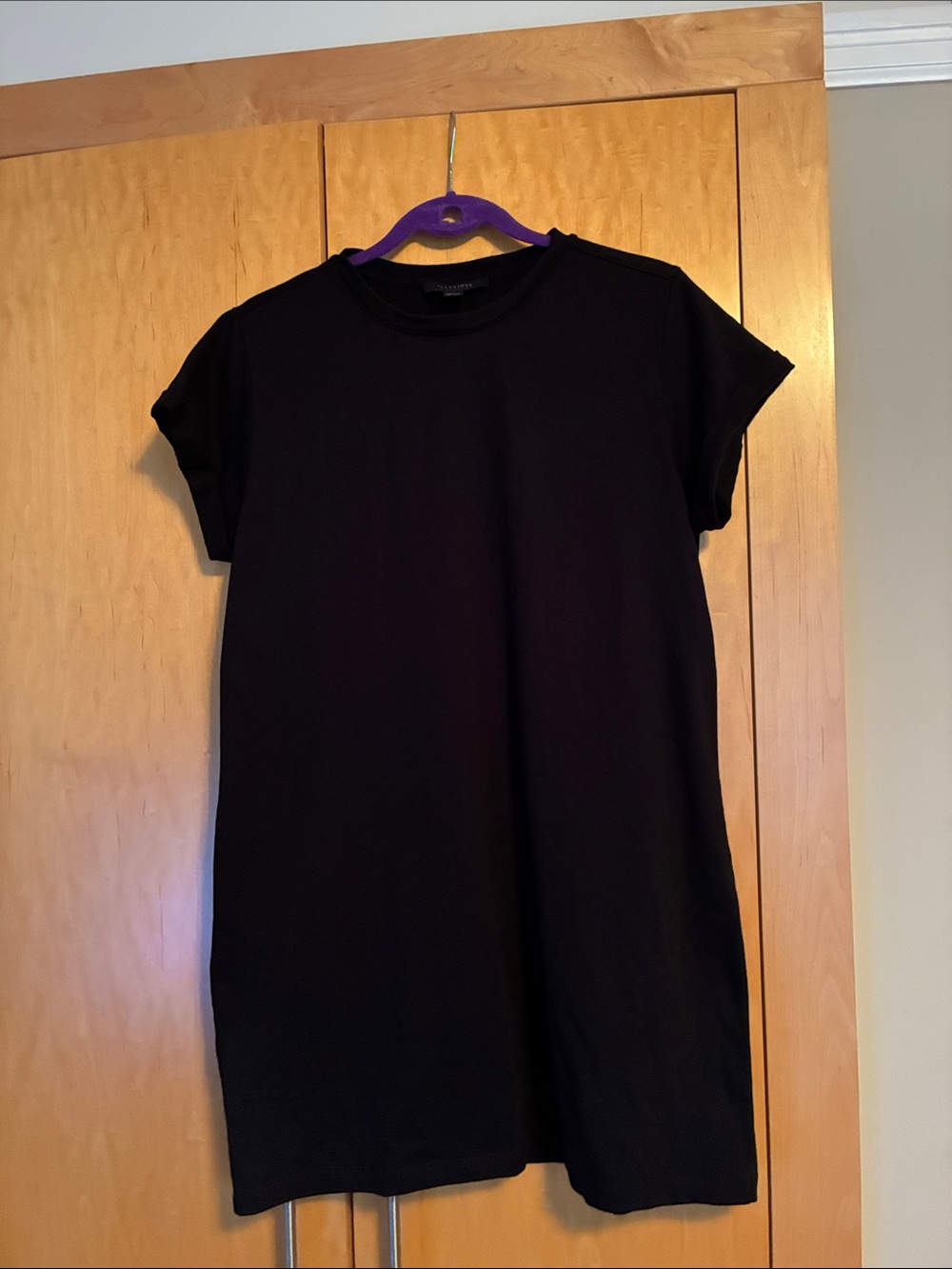 AllSaints Black Mini Dress